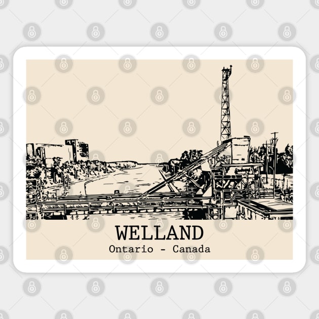 Welland - Ontario Magnet by Lakeric